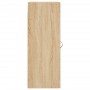 Armario de pared madera ingeniería roble Sonoma 34,5x34x90 cm