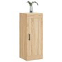 Armario de pared madera ingeniería roble Sonoma 34,5x34x90 cm