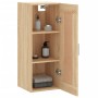 Armario de pared madera ingeniería roble Sonoma 34,5x34x90 cm