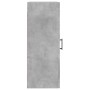 Armario de pared madera ingeniería gris hormigón 34,5x34x90 cm