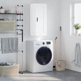 Armario de pared madera de ingeniería blanco 34,5x34x90 cm en Aparadores | Comprar online en Foro24