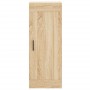 Armario de pared madera ingeniería roble Sonoma 34,5x34x90 cm