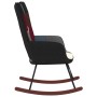 Schaukelstuhl aus Patchwork-Stoff von vidaXL, Schaukelstühle - Ref: Foro24-328203, Preis: 105,45 €, Rabatt: %
