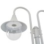 Gartenstraßenlampe mit 2 weißen Aluminiumlampen E27 220 cm von vidaXL, Außenbeleuchtung - Ref: Foro24-44208, Preis: 129,99 €,...