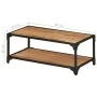 Couchtisch aus massivem Akazienholz, 90 x 45 x 35 cm von vidaXL, Couchtisch - Ref: Foro24-328264, Preis: 78,25 €, Rabatt: %