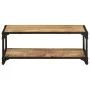 Massiver Couchtisch aus grobem Mangoholz 90x45x35 cm von vidaXL, Couchtisch - Ref: Foro24-328265, Preis: 120,61 €, Rabatt: %