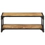Mesa de centro de madera maciza de mango rugosa 90x45x35 cm by vidaXL, Coffee table - Ref: Foro24-328265, Price: 119,17 €, Di...