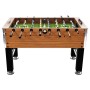 Futbolín de acero marrón claro y negro 60 kg 140x74,5x87,5 cm de vidaXL, Mesas de futbolín - Ref: Foro24-92502, Precio: 454,19 €