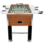 Futbolín de acero marrón claro y negro 60 kg 140x74,5x87,5 cm de vidaXL, Mesas de futbolín - Ref: Foro24-92502, Precio: 454,19 €