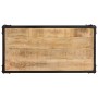 Mesa de centro de madera maciza de mango rugosa 90x45x35 cm by vidaXL, Coffee table - Ref: Foro24-328265, Price: 119,17 €, Di...