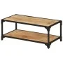 Mesa de centro de madera maciza de mango rugosa 90x45x35 cm by vidaXL, Coffee table - Ref: Foro24-328265, Price: 120,61 €, Di...
