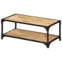 Mesa de centro de madera maciza de mango rugosa 90x45x35 cm by vidaXL, Coffee table - Ref: Foro24-328265, Price: 120,61 €, Di...
