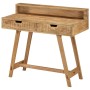 Schreibtisch aus rauem Mangoholz, 100 x 45 x 90 cm von vidaXL, Schreibtische - Ref: Foro24-328269, Preis: 201,71 €, Rabatt: %