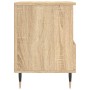 Mesita de noche madera de ingeniería roble Sonoma 40x35x50 cm