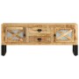 Massiver TV-Schrank aus rauem Mangoholz, 110 x 30 x 45 cm von vidaXL, TV-Möbel - Ref: Foro24-328276, Preis: 202,05 €, Rabatt: %