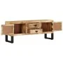 Mueble para TV de madera maciza de mango rugosa 110x30x45 cm de vidaXL, Muebles TV - Ref: Foro24-328276, Precio: 185,51 €, De...