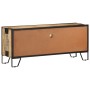 Massiver TV-Schrank aus rauem Mangoholz, 110 x 31 x 46 cm von vidaXL, TV-Möbel - Ref: Foro24-328284, Preis: 212,95 €, Rabatt: %