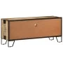 Solid rough mango wood TV cabinet 110x31x46 cm by vidaXL, TV Furniture - Ref: Foro24-328284, Price: 210,60 €, Discount: %