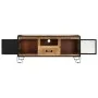 Solid rough mango wood TV cabinet 110x31x46 cm by vidaXL, TV Furniture - Ref: Foro24-328284, Price: 210,60 €, Discount: %