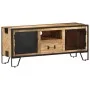 Solid rough mango wood TV cabinet 110x31x46 cm by vidaXL, TV Furniture - Ref: Foro24-328284, Price: 210,60 €, Discount: %