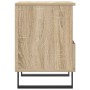 Mesita de noche madera de ingeniería roble Sonoma 40x35x50 cm