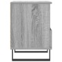 Mesita de noche madera de ingeniería gris Sonoma 40x35x50 cm