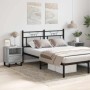 Mesita de noche 2 uds madera ingeniería gris Sonoma 40x35x50 cm