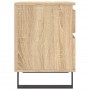 Mesita de noche madera de ingeniería roble Sonoma 40x35x50 cm