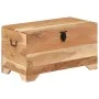Cofre de almacenamiento de madera de acacia maciza by vidaXL, Storage trunks - Ref: Foro24-328294, Price: 155,36 €, Discount: %