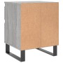 Mesita de noche madera de ingeniería gris Sonoma 40x35x50 cm en Mesitas de noche | Comprar online en Foro24
