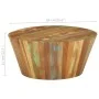 Solid recycled wood coffee table Ø65x31 cm by vidaXL, Coffee table - Ref: Foro24-328301, Price: 161,67 €, Discount: %