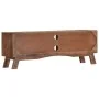 Solid rough mango wood TV cabinet 110x30x40 cm by vidaXL, TV Furniture - Ref: Foro24-328303, Price: 121,44 €, Discount: %