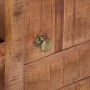 Massiver TV-Schrank aus rauem Mangoholz, 110 x 30 x 40 cm von vidaXL, TV-Möbel - Ref: Foro24-328303, Preis: 124,32 €, Rabatt: %