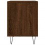 Mesita de noche madera de ingeniería marrón roble 40x35x50 cm