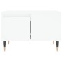 Mesa de centro madera contrachapada blanco 55x55x36,5 cm