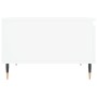 Mesa de centro madera contrachapada blanco 55x55x36,5 cm