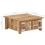 Solid mango wood coffee table 67x67x30 cm by vidaXL, Coffee table - Ref: Foro24-328308, Price: 156,19 €, Discount: %