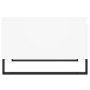 Mesa de centro madera contrachapada blanco 55x55x36,5 cm