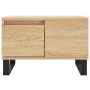 Mesa de centro madera contrachapada roble Sonoma 55x55x36,5 cm