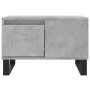 Mesa de centro madera contrachapada gris hormigón 55x55x36,5 cm