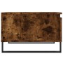 Mesa de centro madera contrachapada roble ahumado 55x55x36,5 cm