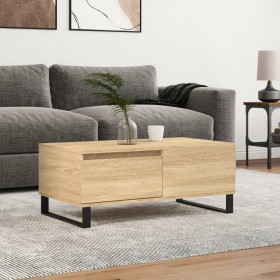 Mesa de centro madera contrachapada roble Sonoma 90x50x36,5 cm Mesa de centro madera contrachapada roble Sonoma 90x50x36,5 cm