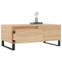 Mesa de centro madera contrachapada roble Sonoma 90x50x36,5 cm