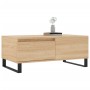 Mesa de centro madera contrachapada roble Sonoma 90x50x36,5 cm