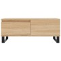 Mesa de centro madera contrachapada roble Sonoma 90x50x36,5 cm