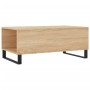 Mesa de centro madera contrachapada roble Sonoma 90x50x36,5 cm
