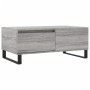 Mesa de centro madera contrachapada gris Sonoma 90x50x36,5 cm