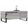 Mesa de centro madera contrachapada gris Sonoma 90x50x36,5 cm