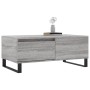 Mesa de centro madera contrachapada gris Sonoma 90x50x36,5 cm