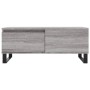 Mesa de centro madera contrachapada gris Sonoma 90x50x36,5 cm